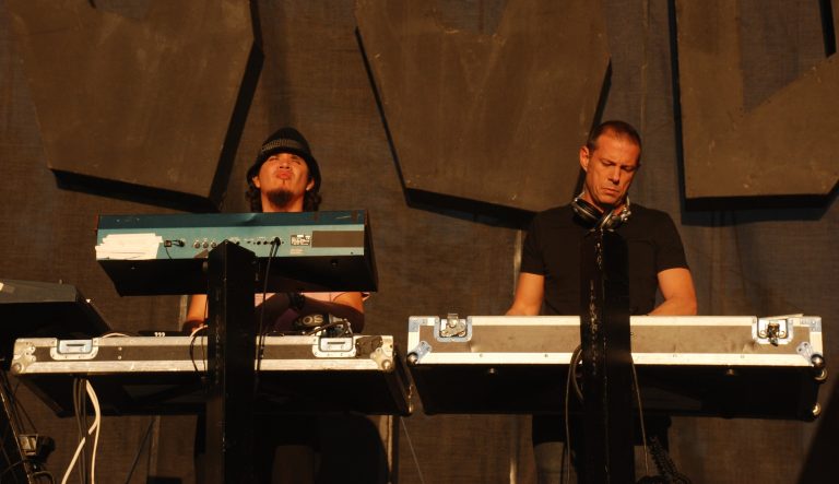 Thievery Corporation live on stage