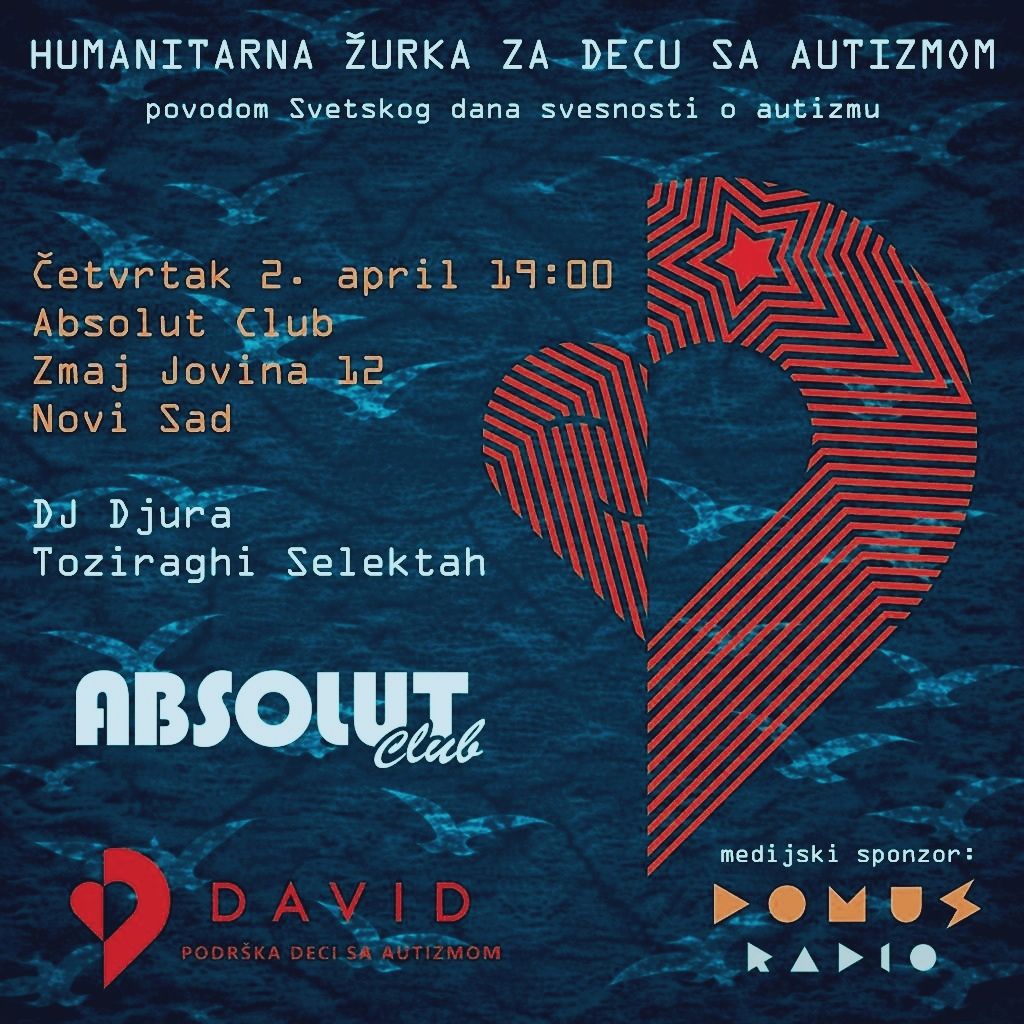 Absolut najava humanitarna žurka