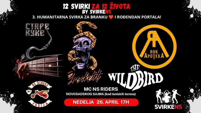 najava za humanitarni koncert za branku pavković
