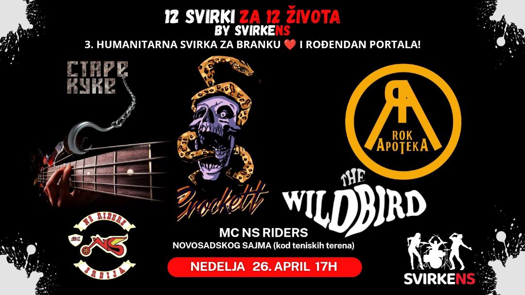 najava za humanitarni koncert za branku pavković