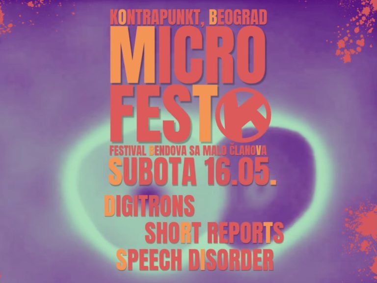 plakat koji najavljuje mikrofest u Kontrapunktu