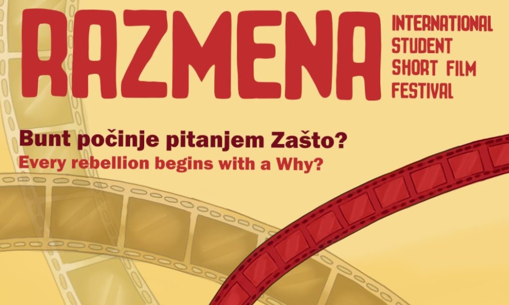 Plakat za studentski filmski festival Razmena u Novom Sadu