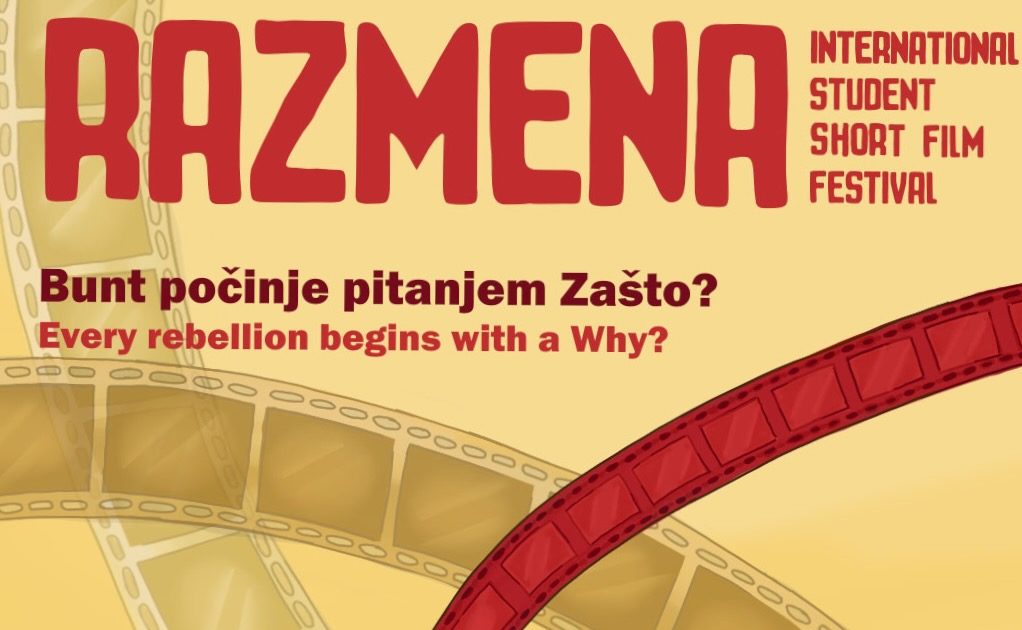 Plakat za studentski filmski festival Razmena u Novom Sadu