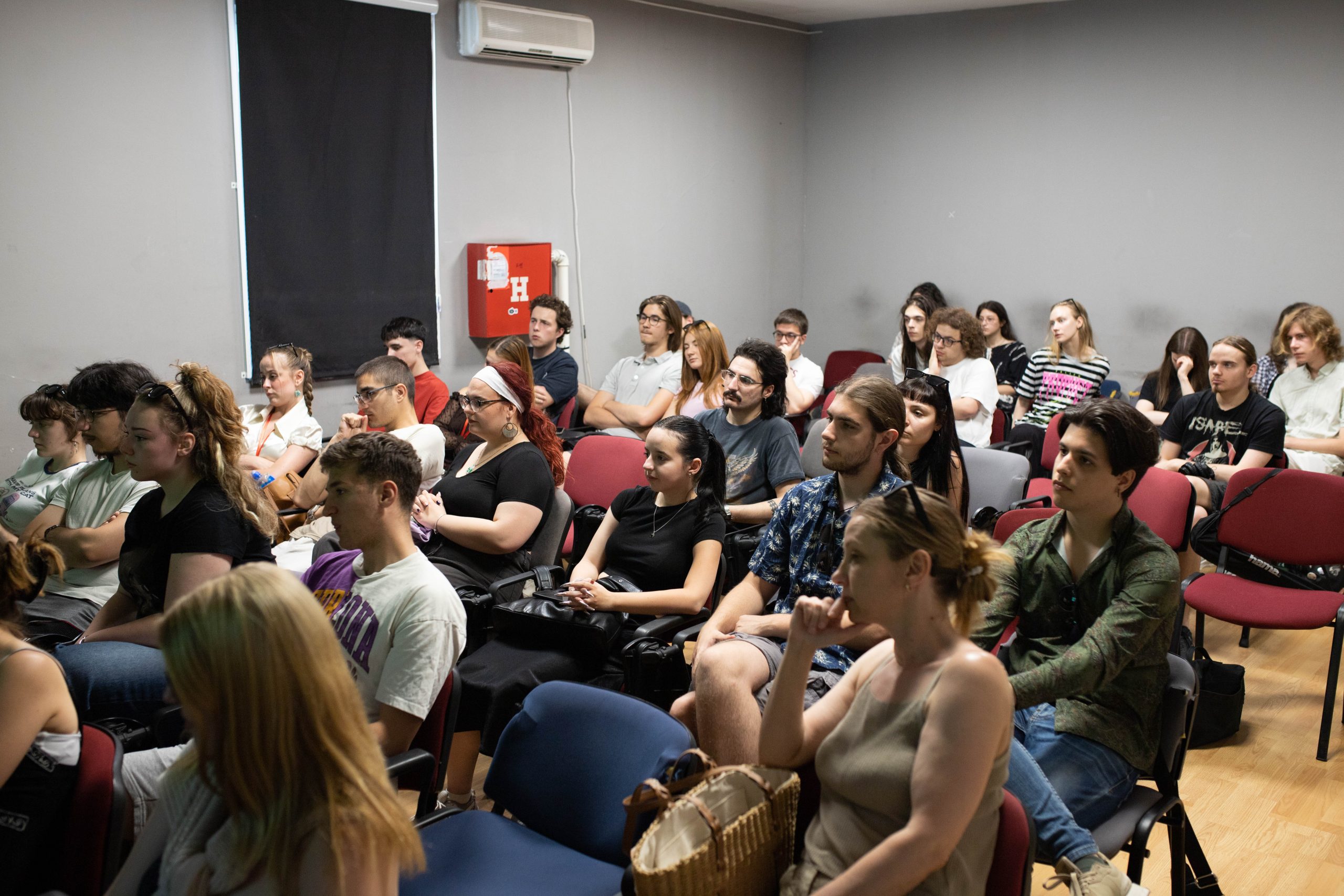 Publika na masterklasu drugog dana festivala "Razmena"